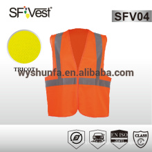 work safety vest high visibility safety vest ,protective clothing with high quality reflective tape